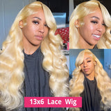 613 Blonde Wig Body Wave Hd Lace Wig Human Hair