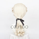 Synthetic Lawyer Judge Baroque Curly Costume Wigs + Wig Cap