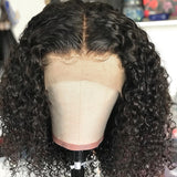 Brazilian Kinky Curly Bob Wig Human Hair Lace Frontal