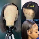 Straight Bob Wig Lace Front Human Hair Wigs For Women