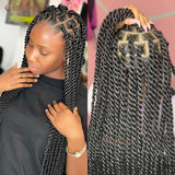 26 Inch Braided Wigs For Black Women