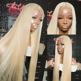 613 Lace Frontal Wigs Human Hair Colored Honey