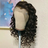 Long Deep Wave Curly Lace Front Wig For Women