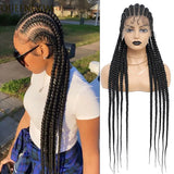 36 Inches Full Lace Box Braided Wig