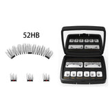 3 Magnetic Eyelashes mirror suit Natural Long Mink Lashes