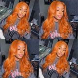 Ginger Orange Lace Wig Body Wave Wig